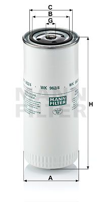 FILTRO COMBUSTIBLE MANN WK 962/4