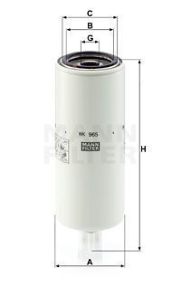 FILTRO COMBUSTIBLE MANN WK 965 X