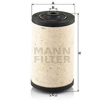 FILTRO COMBUSTIBLE MANN BFU 811