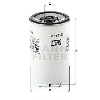 FILTRO COMBUSTIBLE MANN WK 940/33 X