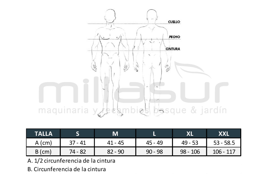 PANTALÓN DESBROCE - TALLA S