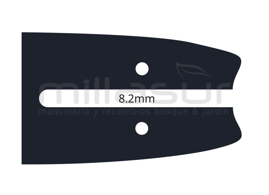 ESPADA ANOVA LAMINADA ADAPTABLE STIHL 18&quot; - .325 - .063 1,6mm - 68E - SW 8.2mm