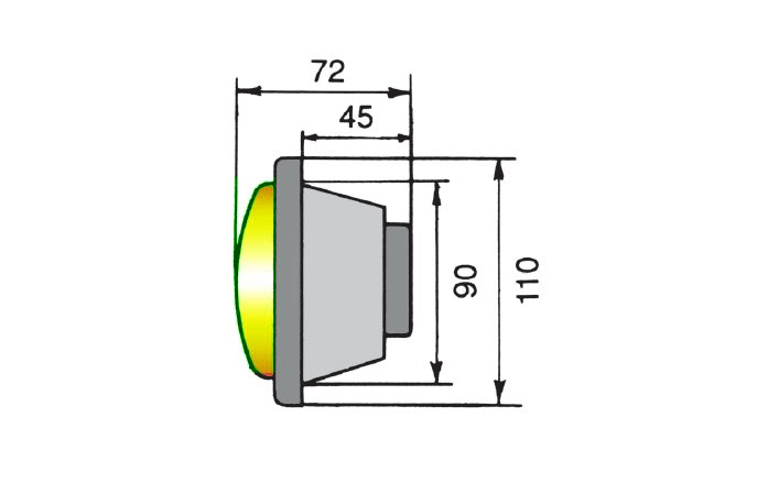 INTERMITENTE UNIVERSAL TRASERO 12/24 V