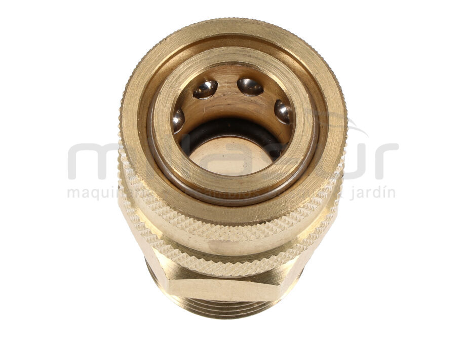 CONECTOR MANGUERA HIDROLIMPIADORA 3/8&quot; HEMBRA RAPIDO - 22MM MACHO