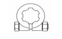 ADAPTADOR TOMA DE FUERZA 1-3/8&quot; Z.6 (HEMBRA) A 1-1/8&quot; Z.6 (MACHO)