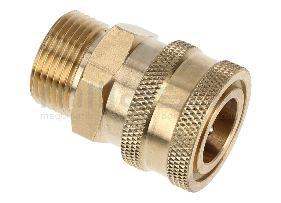 CONECTOR MANGUERA HIDROLIMPIADORA 3/8&quot; HEMBRA RAPIDO - 22MM MACHO