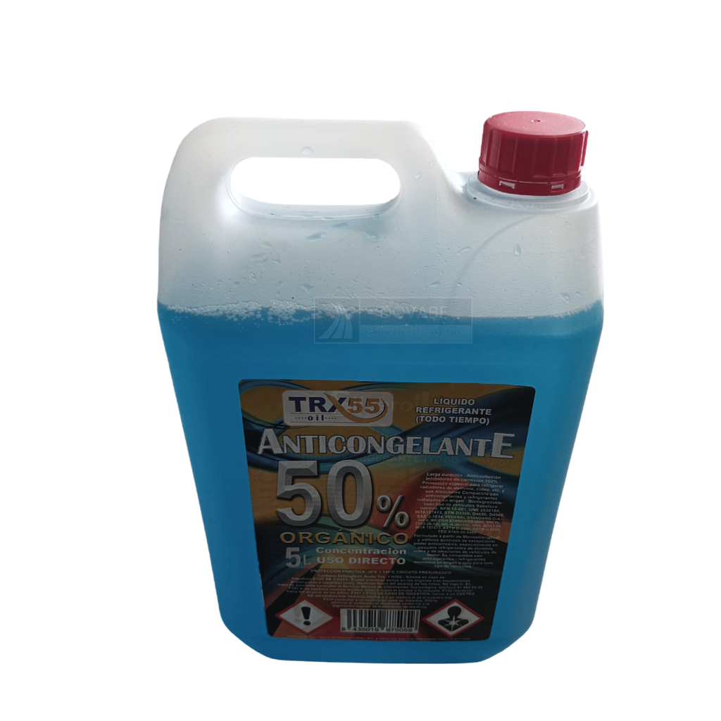 Anticongelante TRX55 orgánico 50% 5L (AZUL)