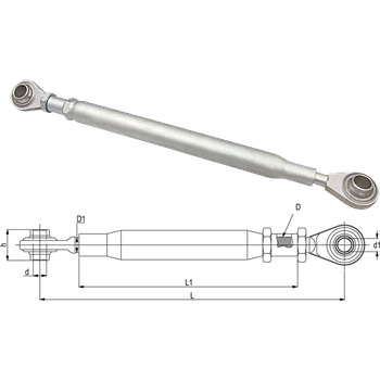 ESTABILIZADOR RÍGIDO PARA BRAZO ELEVADOR ADAPTABLE A RENAULT REF. KSLR2046