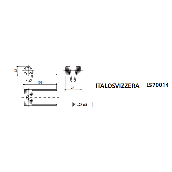 MUELLE AUTOCARGADOR ITALOSVIZZERA LS70014