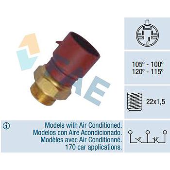 Termocontacto doble ventilador o 2 velocidades FAE 38040