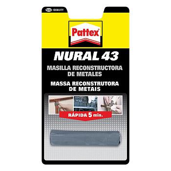 PATTEX NURAL 43 BARRA 48g Masilla reconstructora de metales